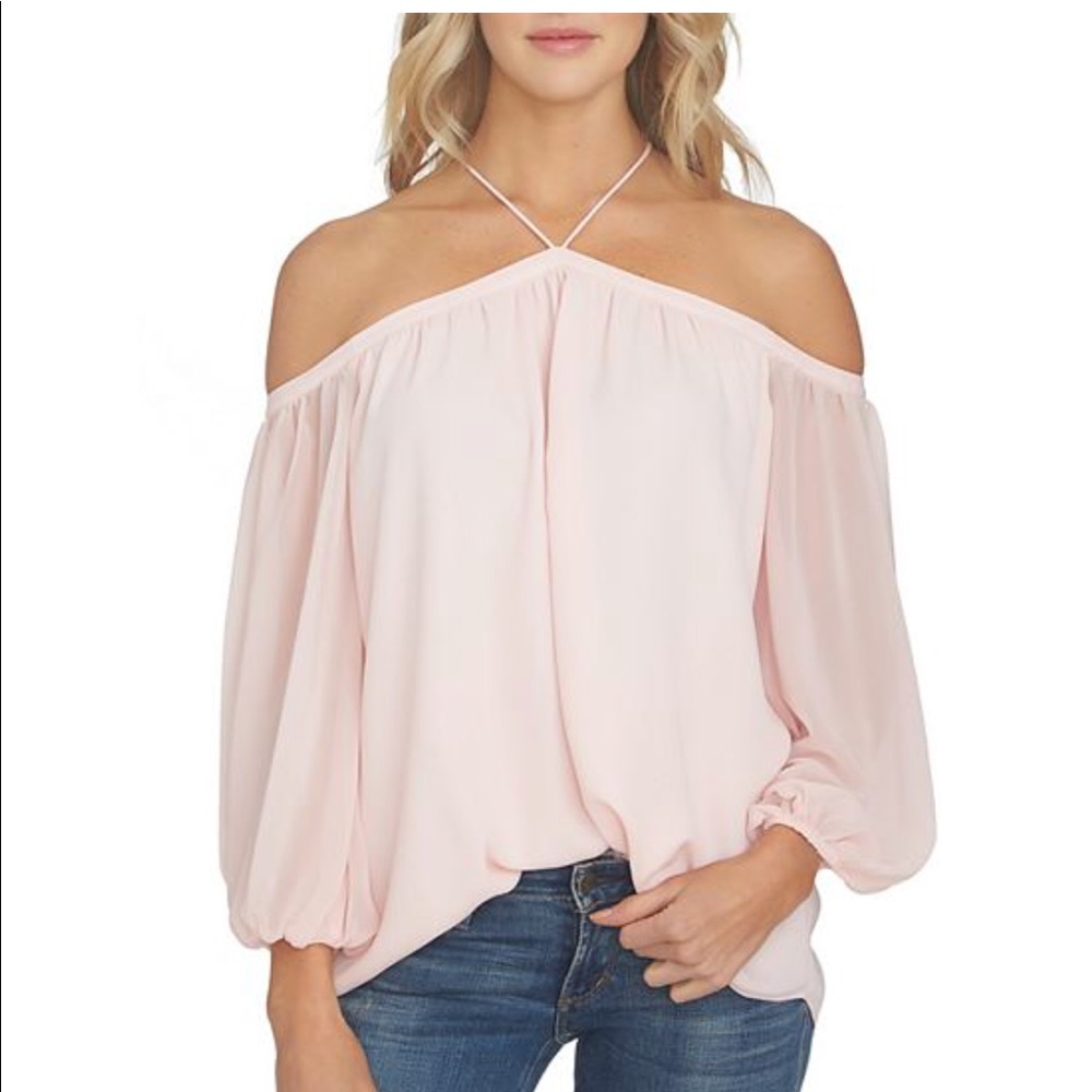 1 State cold shoulder blouse